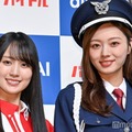 新CM発表会に出席した賀喜遥香、梅澤美波（C）モデルプレス