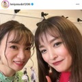 元モー娘。保田圭、石川梨華とパシャリ！笑顔SHOTに「母をしながら輝き続けててすごい」「めちゃめちゃ綺麗」の声