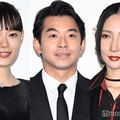 「GQ MEN OF THE YEAR 2024」フォトコールに出席した杉咲花、仲野太賀、ファーストサマーウイカ（C）モデルプレス