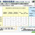 受験教科・科目の注意点