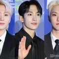 （左から）SEUNGKWAN（スングァン）、DK、HOSHI（ホシ）（C）モデルプレス