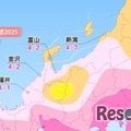 各エリアの桜開花予想・北陸