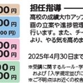 2025年度 「東進個別」学費