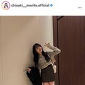 「スタイル抜群」森戸知沙希、ほっそり美脚際立つミニスカコーデに絶賛の声「本当にかわいい」