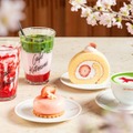 「カフェ キツネ」春の新メニューが3月13日登場 桜やいちご使用のドリンクやスイーツ 画像