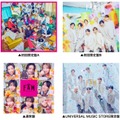 timelesz「FAM」ジャケット写真（上段左から）初回限定盤A、初回限定盤B（下段左から）通常盤、UNIVERSAL MUSIC STORE限定盤（提供写真）