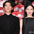 「岸辺露伴は動かない 懺悔室」 公開記念舞台挨拶に出席した高橋一生、飯豊まりえ（C）モデルプレス