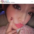 「肌綺麗」浜崎あゆみ、キラキラメイクのアップSHOTにファンうっとり「めっちゃ可愛い」 画像