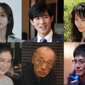 （左上から時計回りに）田中みな実、中島歩、りょう、沢村一樹、酒向芳、筒井真理子（C）フジテレビ