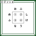 クイズです！「囲みに隠れている単語は？」数字に当てはまる文字を考えよう！【難易度LV３.・中辛】