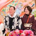 ヨネスケ、陽子さん（C）ABCテレビ
