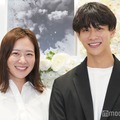 イベントに出席した西山真央、中道理央也（C）モデルプレス
