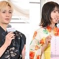 七夕☆（ステラ）イベントで願いを発表する八木勇征、福本莉子（C）モデルプレス