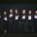 （左から）岸尾だいすけ、佐倉綾音、岡本信彦、緑川光、佐久間大介、下野紘、井上麻里奈 （提供写真）