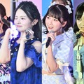 （左から）CUTIE STREET真鍋凪咲、CANDY TUNE桐原美月、≒JOY天野香乃愛、AKB48新井彩永（C）モデルプレス