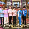 田中樹、京本大我、高地優吾、ジェシー、松村北斗、横山裕、城島茂、森本慎太郎（C）日本テレビ