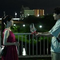 松村沙友理、白洲迅（C）NTT DOCOMO, INC