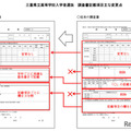 三重県立高等学校入学者選抜の調査書記載項目、おもな変更点