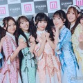 モデルプレスのインタビューに応じた（左から）相川奈央、月城咲舞、麻丘真央、望月りの、河瀬詩、天城サリー、椎名桜月／22/7（C）モデルプレス