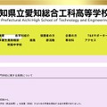 愛知総合工科高等学校校地に県立高専併設へ