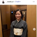 前田愛、松本潤＆長男・中村勘太郎の背比べショット公開「大きくなってる」「伸び盛りですね」の声 画像