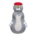 Happyくじ「TOM and JERRY FUNNY ART!」ラスト賞トム大きいぬいぐるみ