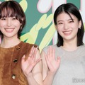 完成披露上映会に出席した南沙良＆出口夏希（C）モデルプレス