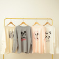 ミッキー＆フレンズ/レイヤードプリントロングTシャツ￥4,990
