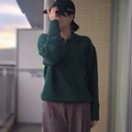 48歳寒波に怯えるPTAママが【GUマネキン買い】して週２愛用の防寒服が「緑のおばさんコーデの理にかなっていた」納得の理由