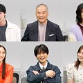 （上段左から）笠松将、野口聡一、原菜乃華（下段左から）堀田茜、正門良規、吉川愛（C）テレビ東京