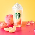 「My フルーツ³ フラペチーノ 完熟白桃」（提供写真）