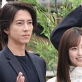 映画「正直不動産」キックオフ地鎮祭＆完成報告【正直】会見に出席した山下智久、福原遥（C）モデルプレス
