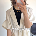 【アイボリーのセットアップ】がかっこいい！ハンサムでこなれ感たっぷりなジャケットスタイル【40代の毎日コーデ】