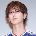 サッカー日本代表（SAMURAI BLUE）映画「ONE CREATURE」キックオフ特別試写会舞台挨拶に出席した白岩瑠姫（C）モデルプレス