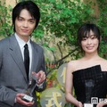 「第52回放送文化基金賞 贈呈式」に出席した岡山天音、森七菜（C）モデルプレス