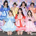 SWEET STEADY （後列左から）奥田彩友、山内咲奈、塩川莉世、庄司なぎさ（前列左から）音井結衣、白石まゆみ、栗田なつか（C）モデルプレス