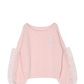 【ちいかわ/dazzlin　specialcollection】フリルスリーブニットプルオーバー