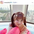大食い女王・もえのあずき「夏フェス最高」美脚際立つミニスカ姿披露「なんでそんなにスタイルいいの？」「いつ見ても可愛い」の声 画像