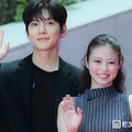 「日テレ10月期ドラマ合同制作発表会見」に出席したチ・チャンウク、今田美桜（C）モデルプレス