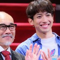 ミュージカル「民王」囲み取材に出席した竹中直人、有澤樟太郎（C）モデルプレス