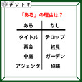 あるなしクイズです！「タイトルにあってテロップにない。再会にあって初見にない」ある側には、何がある？【難易度LV.２・中辛】