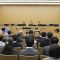 小4女児虐待死事件で、栗原勇一郎被告の裁判員裁判初公判が開かれる千葉地裁の法廷＝21日午前（代表撮影）