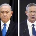イスラエルのネタニヤフ首相（ロイター＝共同）、ガンツ元軍参謀総長（ゲッティ＝共同）