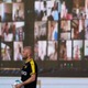会場にサポーターの映像…デンマークの「リモート応援」模様がこれだ 画像