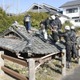 雲仙、土石流被害の家屋解体 画像