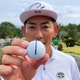 ツアー初優勝へ、飯島宏明が単独首位発進！　好調パットは「ボールの線を自分に向けて置く」!? 画像