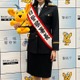 武田玲奈、1日警察署長に就任で制服姿披露 ヘルメットの重要性呼びかける 画像