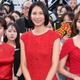 松下奈緒ら、華やかなドレス姿で集結 木村文乃が会見中の“ハプニング”に笑顔で対応【スカイキャッスル】 画像