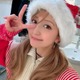 「昔と全然かわらない」矢口真里、金髪ロング×サンタ帽子SHOTに反響「娘。時代を思い出す」 画像