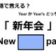 英語で「新年会」はなんて言う？ 画像